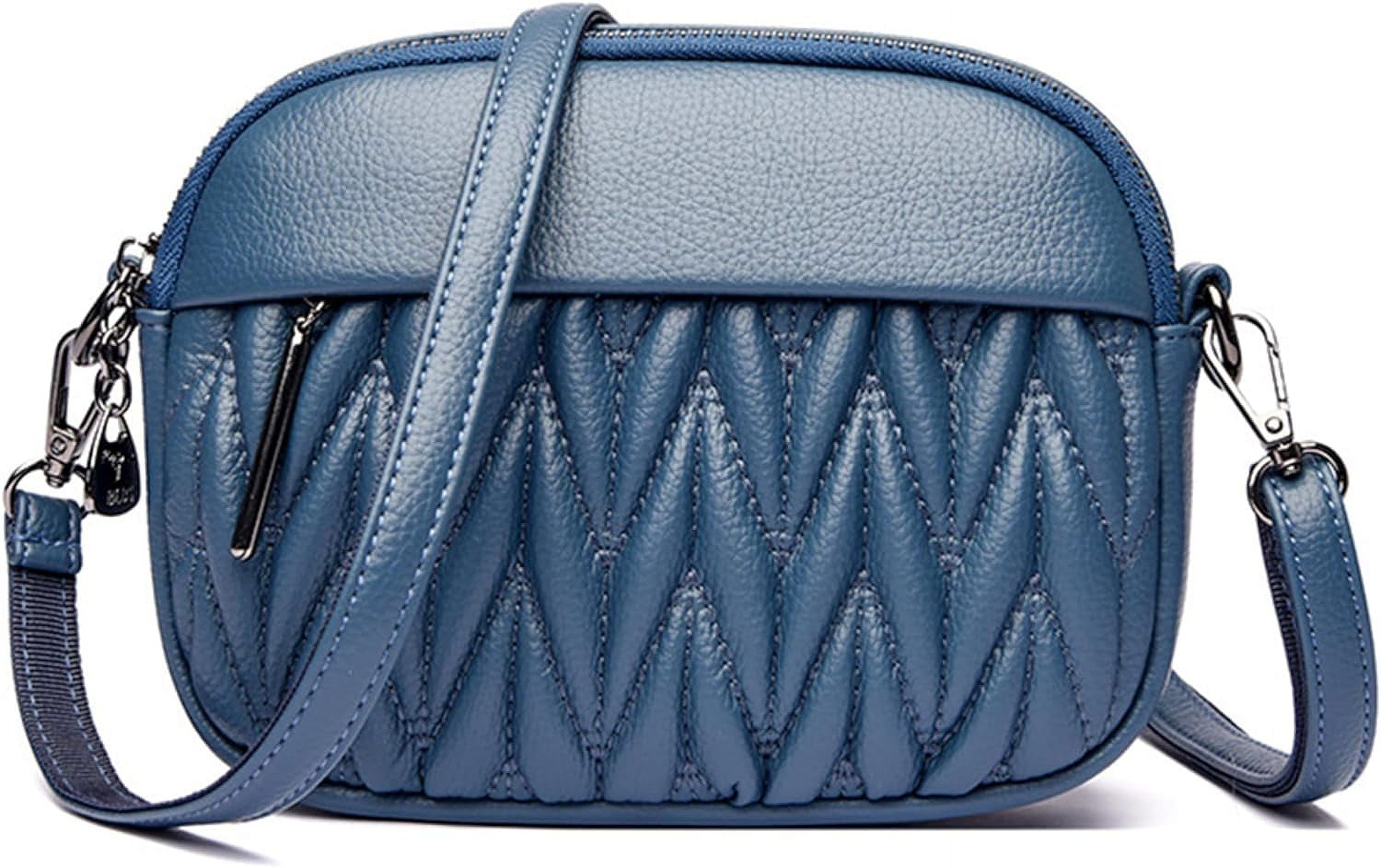 Quilted Crossbody Bags for Women PU Leather Lightweight Shoulder Bags Outdoor Trendy Medium Size Purses Wallet