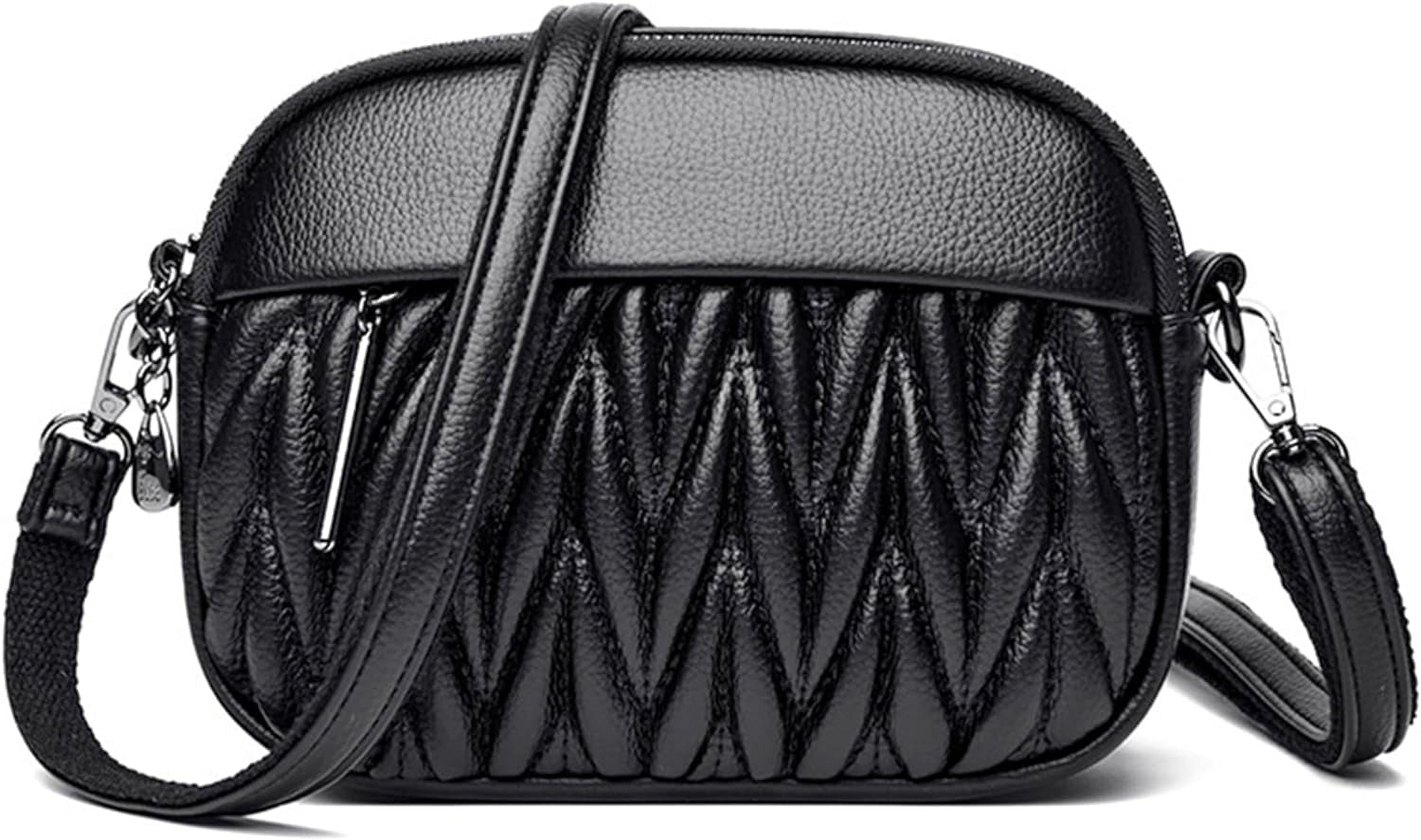 Quilted Crossbody Bags for Women PU Leather Lightweight Shoulder Bags Outdoor Trendy Medium Size Purses Wallet