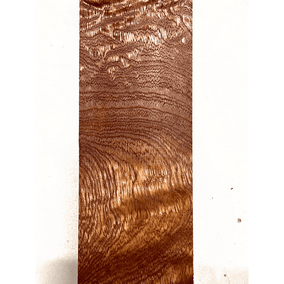 Quilted Curly Sapele Inlay Wood Blanks 1/4” x 1-1/2“ x 9” - Elevate Your Woodworking with Precision and Beauty