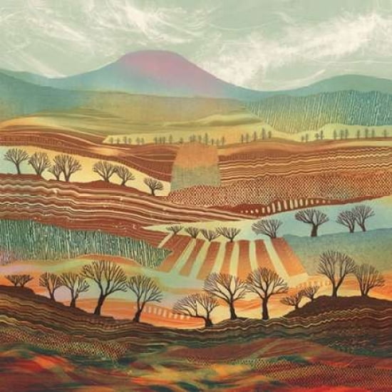 Quilted Earth Canvas Art - Rebecca Vincent (24 x 24)