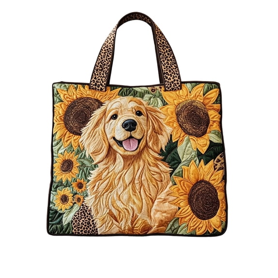 Quilted Tote Bag Fashion Pattern Design Embroidered Large Capacity Soft Shoulder Handbag Portable Casual Purse For Women Daily Shopping Office Travel Use
