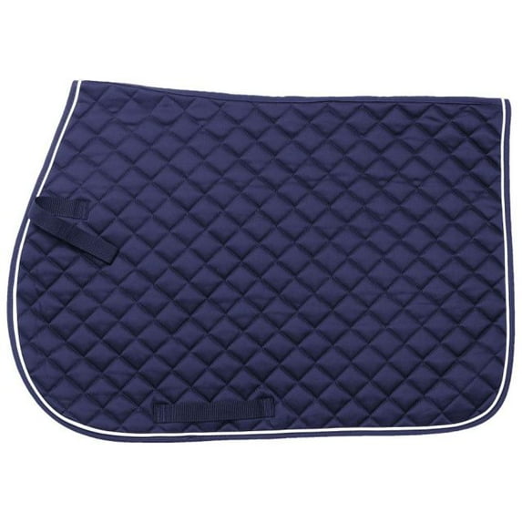 Quilted Event Saddle Pad, Blue/Navy