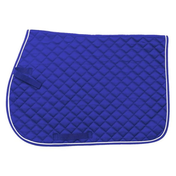 Quilted Event Saddle Pad, Blue/Royal
