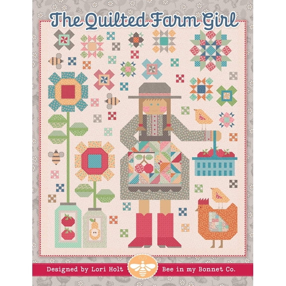 Quilted Farm Girl Quilt Quilt Pattern from It's Sew Emma