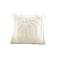 thumbnail image 1 of Quilted Halloween Pumpkin Pillow Cover 18x18 Inch – Soft Plush Decorative Throw Cushion Case with Hidden Zipper, Festive Fall Home Decor for Sofa, Couch, Bed, Chair, Party (1Pc,Pillow Not Included), 1 of 4