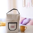 thumbnail image 1 of Quilted Handheld Storage Bag Large Capacity Portable Tote Organizer Multi Functional Travel Carry Bag Lightweight Durable Fabric Storage Pouch For Daily Use Outdoor Travel Essentials, 1 of 6