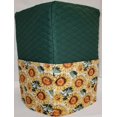 thumbnail image 1 of Quilted Harvest Sunflowers Coffee Maker Cover by Penny's Needful Things (Hunter Green), 1 of 1
