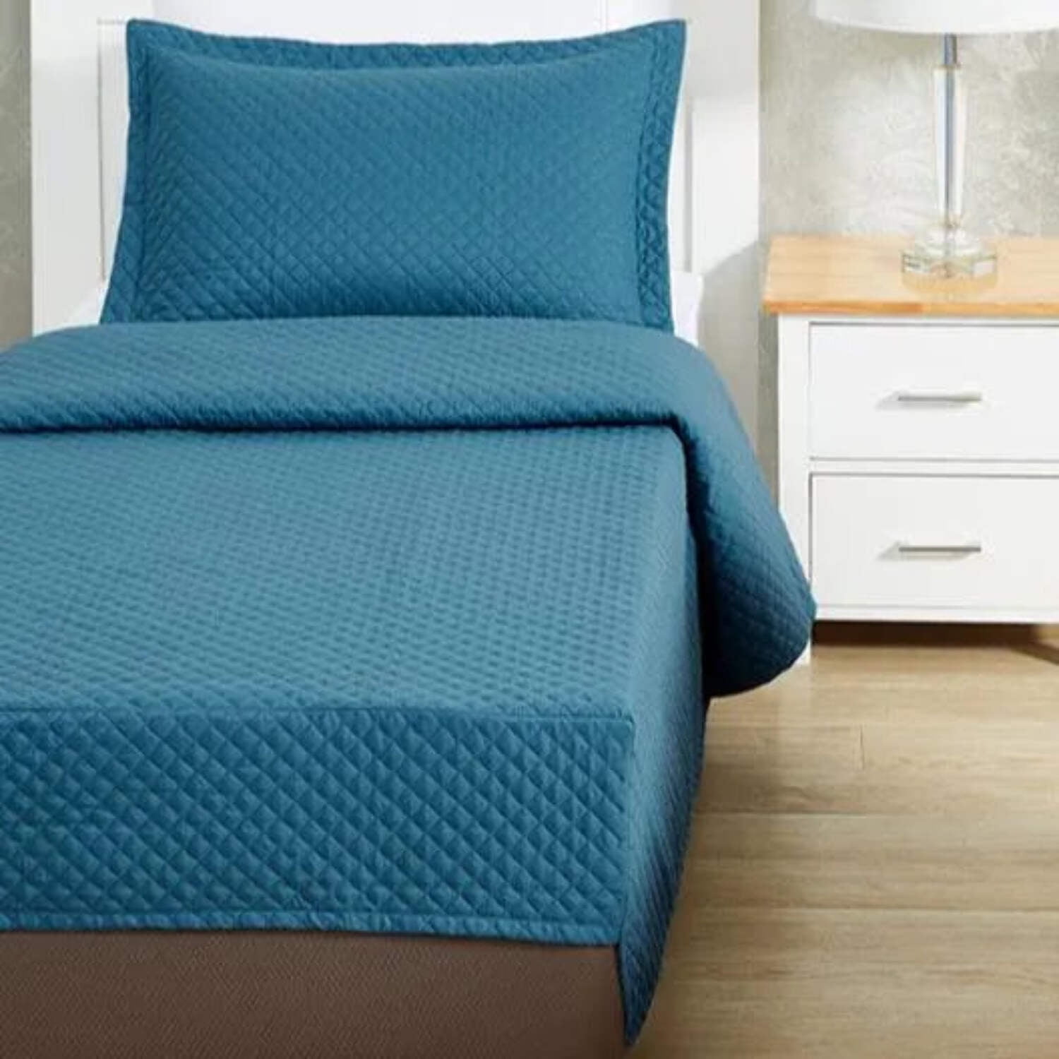 Quilted Healthcare Fitted Coverlets Bedspreads 2 PK - Walmart.com