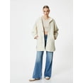 thumbnail image 1 of Quilted Hooded Oversized Raincoat, 1 of 8