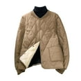 thumbnail image 1 of Quilted Jacket Sevevn Mens Bomber Jackets Quilted Fall Winter Rib Varsity Lightweight Coat, 1 of 8