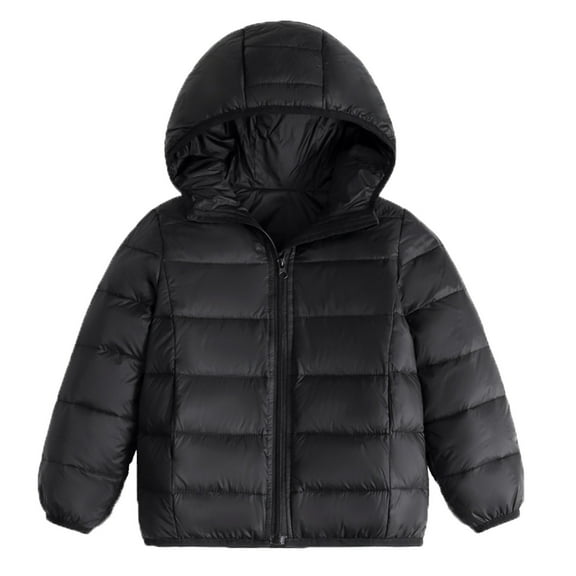 Quilted Jacket Toddler Baby Puffer Coat Toddler Winter Coat Bear Ears Hooded Jacket Long Sleeve Light Winter Coats for Kids Baby Girls Toddler Puffer Jacket Baby Boy Clothes