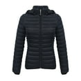 thumbnail image 1 of Quilted Jackets For Women Sevevn Women's Winter Coat Lightweight Puffer Hooded Jacket Quilted Short Down Coat, 1 of 6