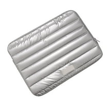 Quilted Laptop Sleeve 13 14 Inch for Commuters and Freelancers Computer Storage Case with Protective Padding