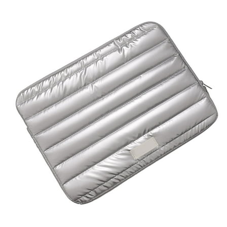 Quilted Laptop Sleeve 13 14 Inch for Commuters and Freelancers Computer Storage Case with Protective Padding