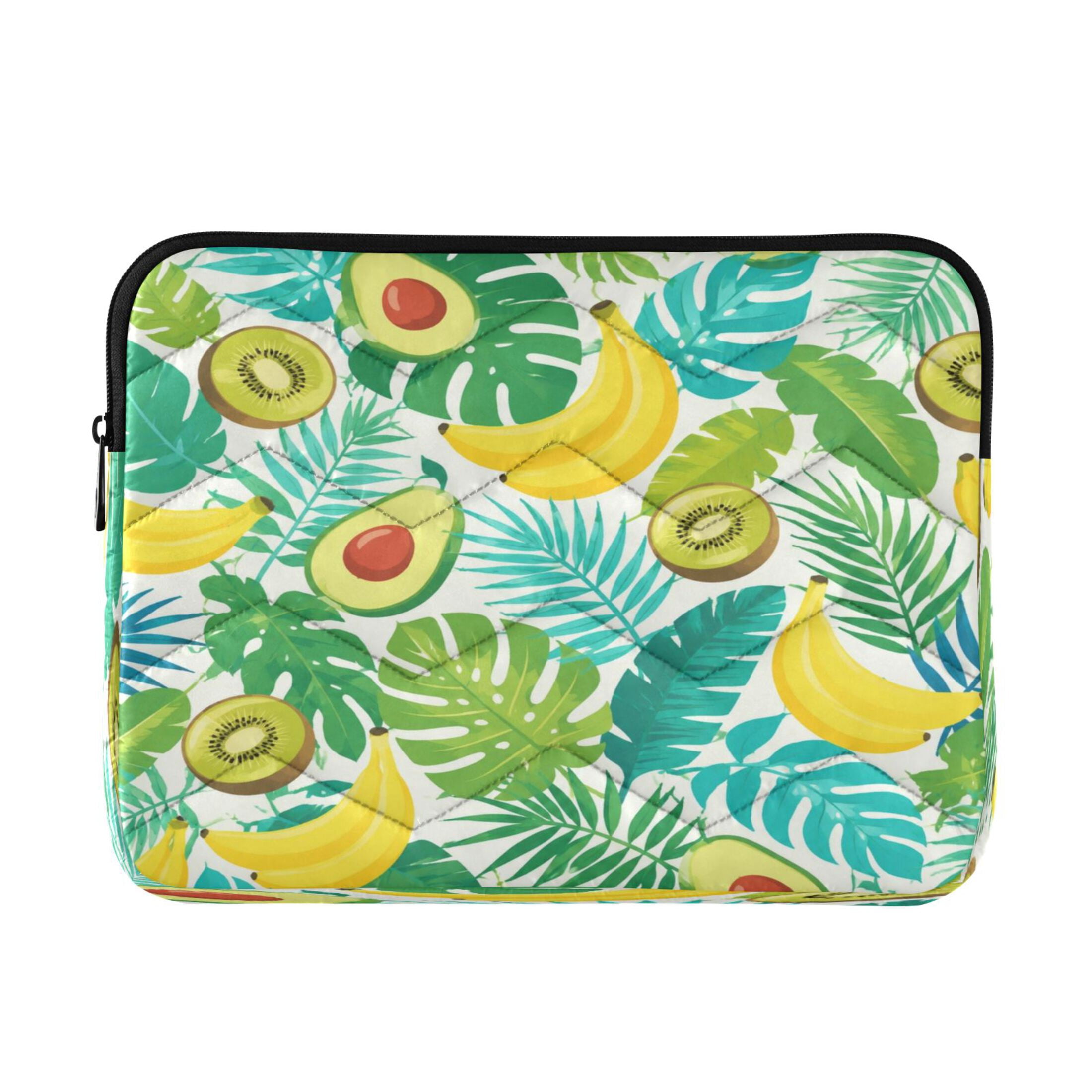 Quilted Laptop Sleeve 13.4*10.2*0.8IN Carrying Bag for Travel Office ...