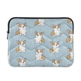 thumbnail image 1 of Quilted Laptop Sleeve for 13-16 Inch Laptops Protective Laptop Case Cover Lightweight Travel & Office Essentials Cute Little Dog Pattern, 1 of 8