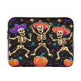 thumbnail image 1 of Quilted Laptop Sleeve for 13-16 Inch Laptops Protective Laptop Case Cover Lightweight Travel & Office Essentials Dancing Skeleton, 1 of 8