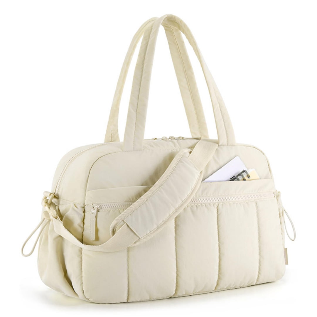 Quilted Lightweight Tote Bag Water-Repellent for Work Gym Travel