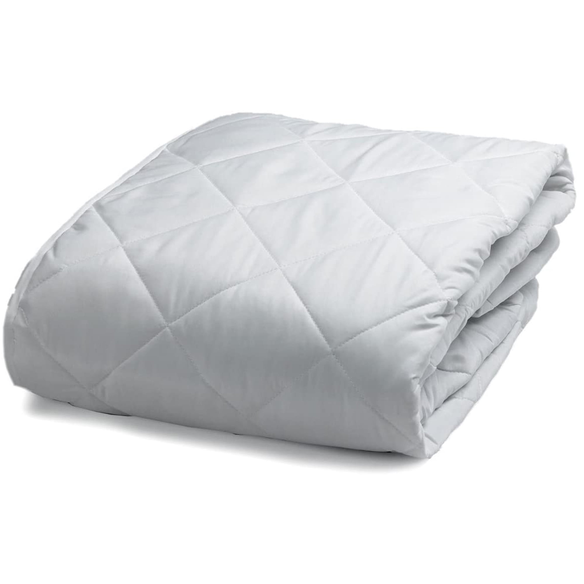 Queen Size White Cotton Quilted Waterproof Mattress Protector