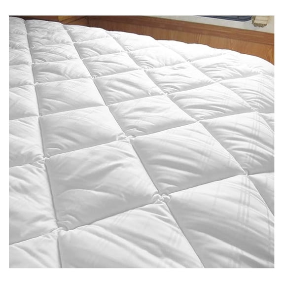 Quilted Mattress Pad (Cover) for a , RV, Travel Trailer Bunk bed Size: 30x75