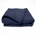 thumbnail image 1 of Quilted Microfiber 20-Pound Weighted Throw Blanket, Navy Blue, 60" x 80", 1 of 4