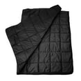 thumbnail image 1 of Quilted Microfiber 7-Pound Weighted Throw Blanket, Black, 41" x 60", 1 of 4