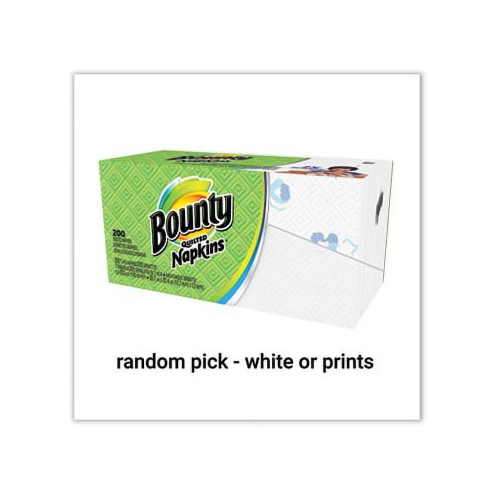 Quilted Napkins, 1-Ply, 12 1/10 x 12, Assorted - Print or White, 200/Pack Quilted Napkins, 1-Ply, 12 1/10 x 12, Assorted - Print or White, 200/Pack