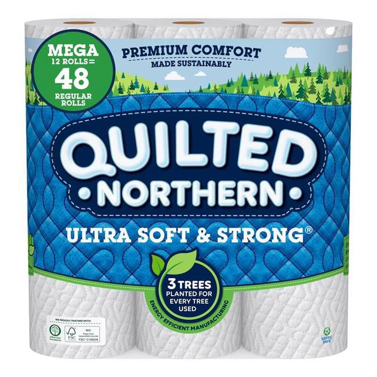 Quilted Northern Ultra Soft & Strong 2-Ply Toilet Paper, 12