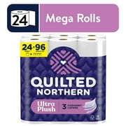 Quilted Northern Ultra Plush 3-Ply Toilet Paper, 24 Rolls Per Pack