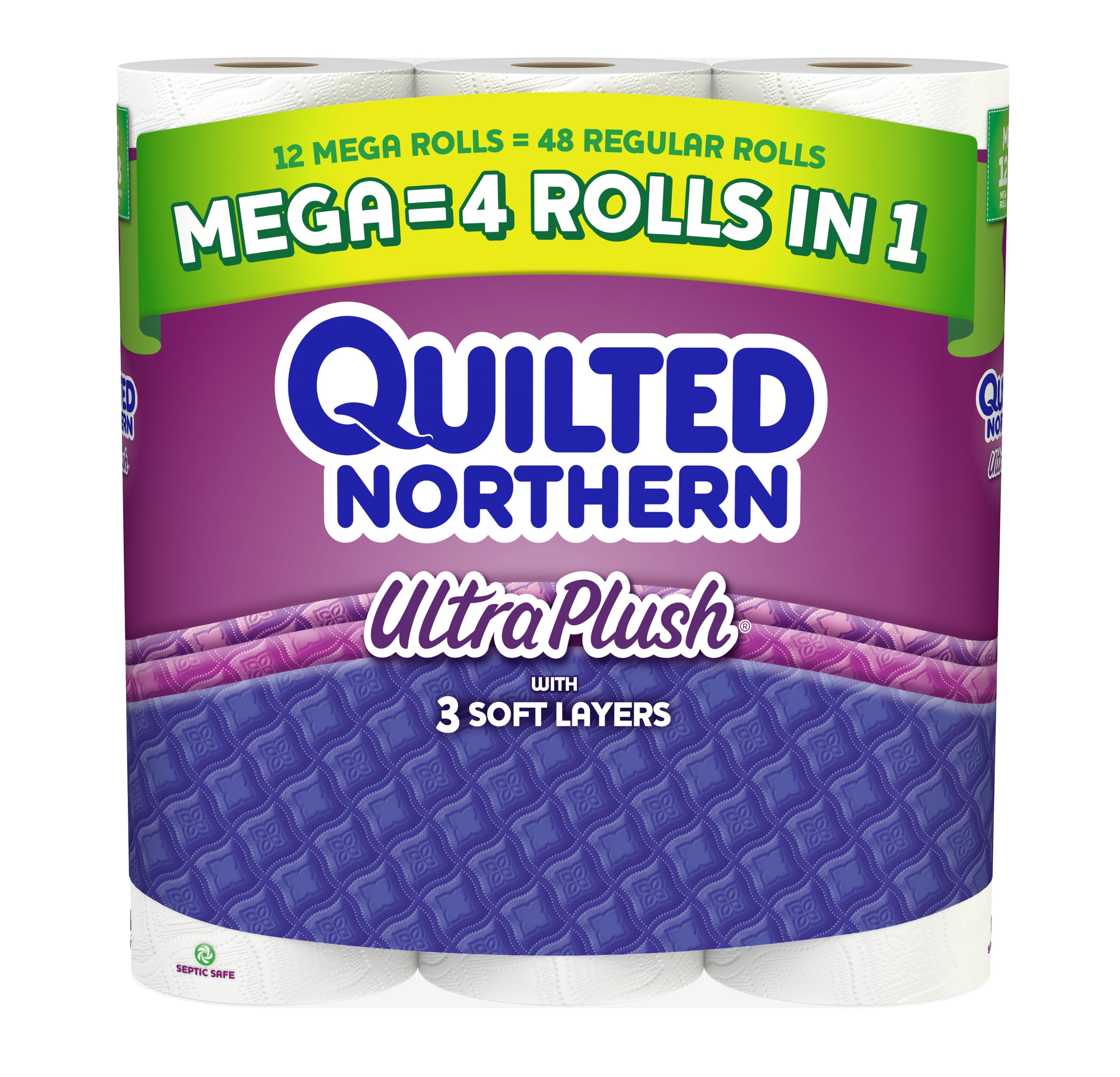 Quilted Northern Ultra Plush Toilet Paper, 12 Mega Rolls