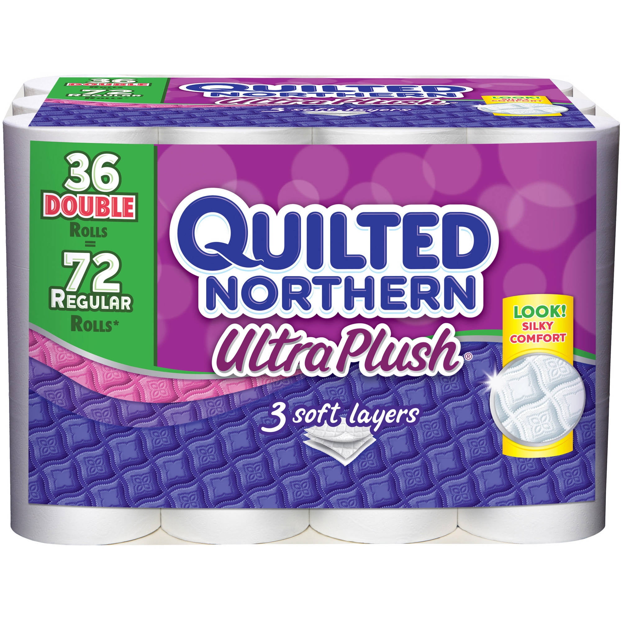 Quilted Northern Ultra Plush Toilet Paper Double Rolls, 176 sheets, 36 rolls