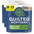 Quilted Northern Ultra Soft AIF4 & Strong Toilet Paper, 18 Mega Rolls