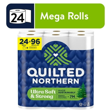 Quilted Northern Ultra Soft & Strong 2-Ply Toilet Paper, 24 Mega Rolls