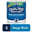 thumbnail image 1 of Quilted Northern Ultra Soft & Strong Toilet Paper, 6 Mega Rolls (= 24 Regular Rolls), 1 of 9