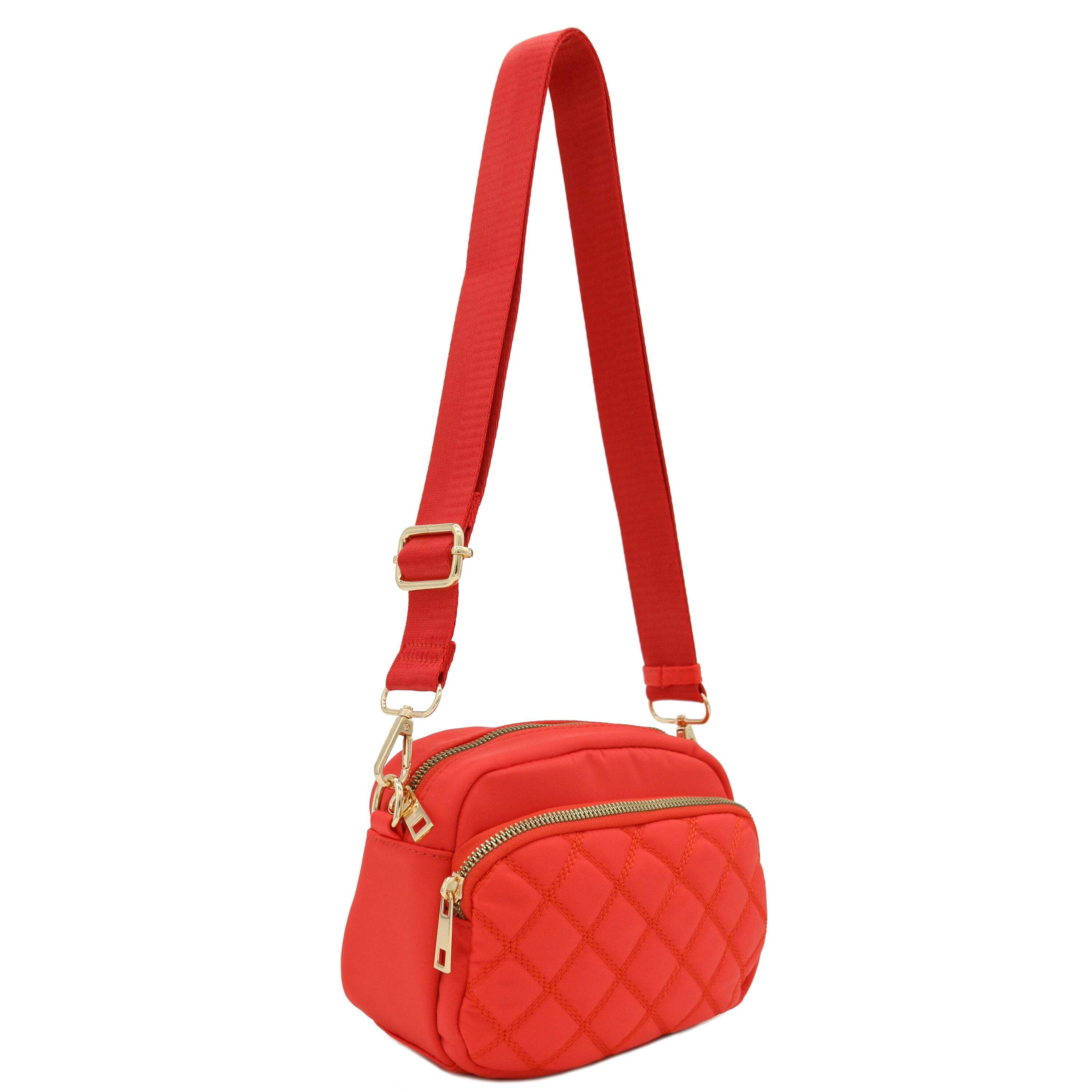Nylon Padded Crossbody Bag
