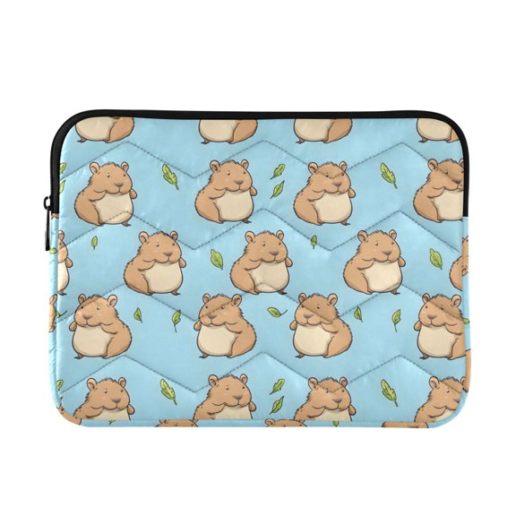 Quilted Padded Cartoon Mouse Printed Laptop Sleeve Case for 1314 inch