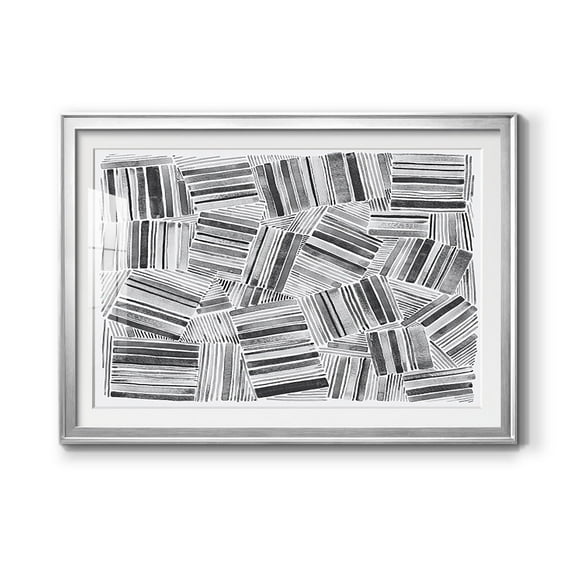 Quilted Pattern III Premium Framed Print - Ready to Hang