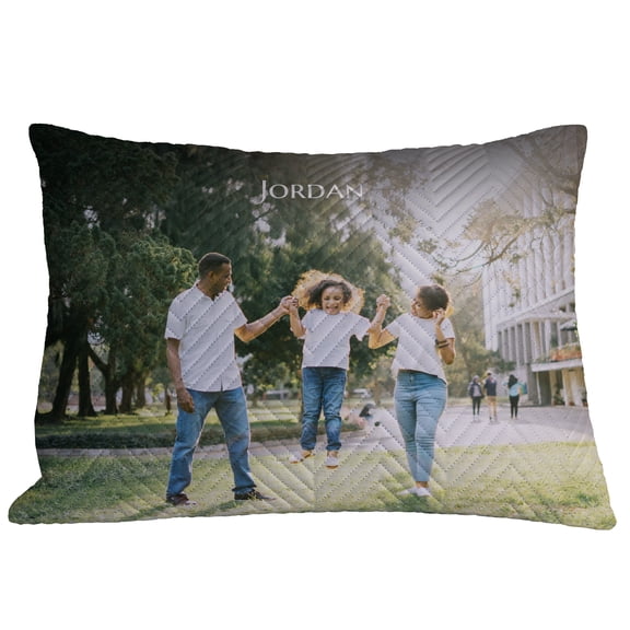 Quilted Pillow Sham, 26X20, 100% Polyester, Machine Washable, Unisex, Adult, Teen Tween, Weight 0.6lbs