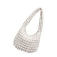 thumbnail image 1 of Quilted Puffer Bag For Women Large Cotton Shoulder Purse Carryall Underarm Bags Lightweight Padded Bag Casual Satchel, 1 of 9