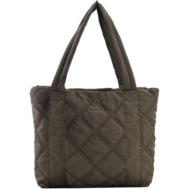 Amazon.com: Puffer Crossbody Bag Lightweight Quilted Puffer  Quilted Puffer Tote Bag Lightweight Nylon Hobo Shoulder Purse Satchel main image 1