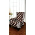 thumbnail image 1 of Quilted Reversible Furniture Protector For Pet Dog Children Chocolate/Cream Wing Chair, 1 of 4