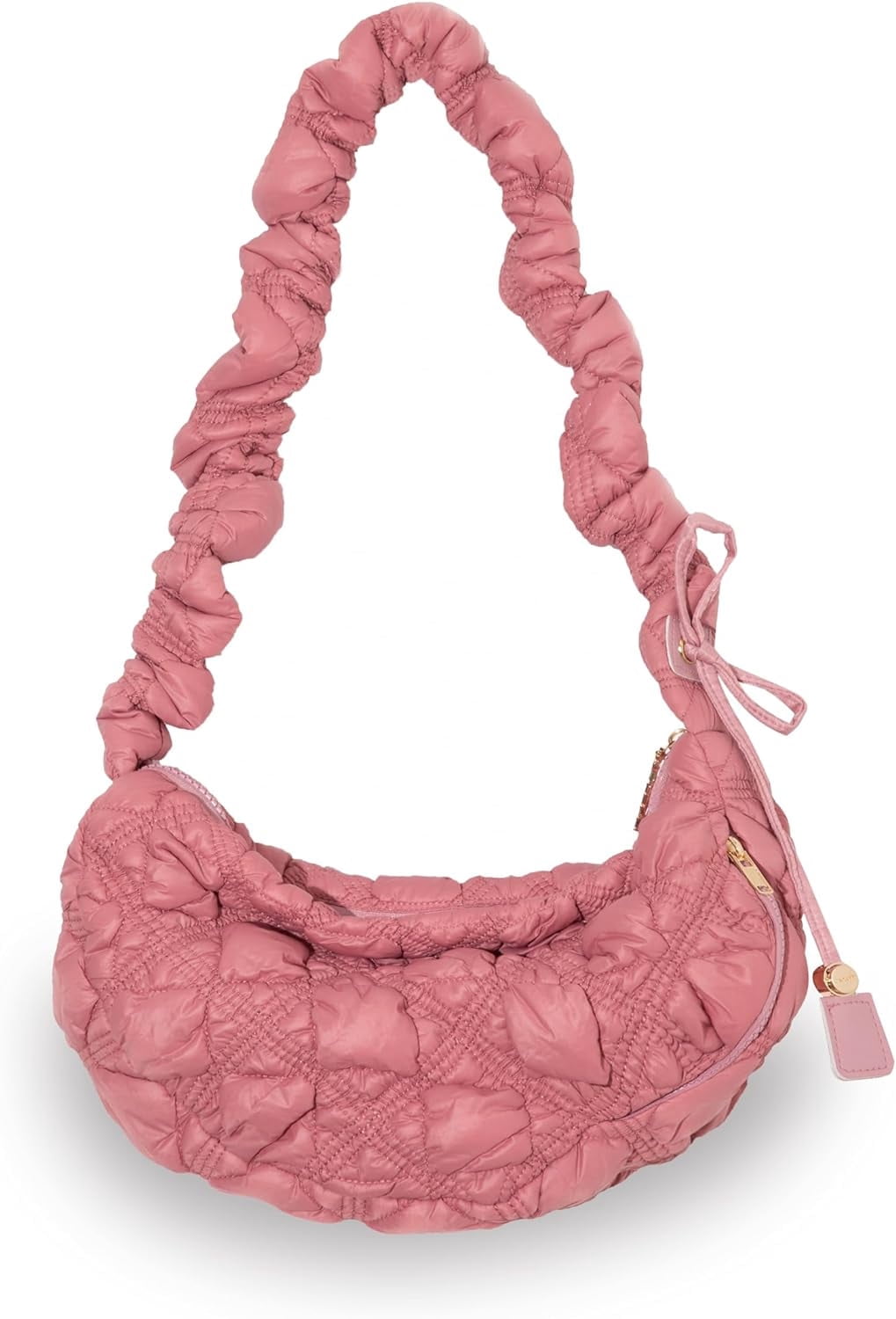 Quilted Shoulder Bag Puffer Handbag Crossbody Purse Padded Cloud Hobo Bag with Adjustable Strap