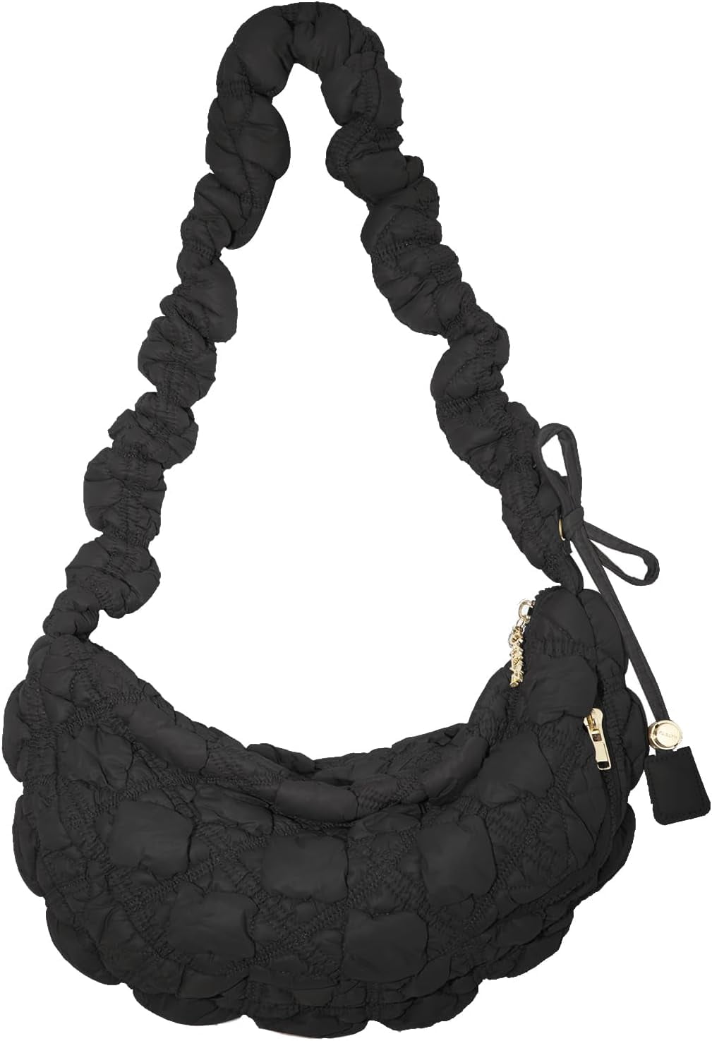 Quilted Shoulder Bag Puffer Handbag Crossbody Purse Padded Cloud Hobo Bag with Adjustable Strap