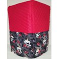 thumbnail image 1 of Quilted Skulls Webs & Roses Bread Machine Cover by Penny's Needful Things (Red), 1 of 1