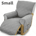 thumbnail image 1 of Quilted Stretch Recliner Covers, Anti-Slip , Power Lift Recliner Sofa Covers with Storage Pockets & Elastic Straps, Furniture Protector, 1 of 8