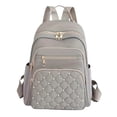 thumbnail image 1 of Quilted Studded Mini Backpack Purse for Women, Lightweight Oxford Small Backpack Handbag with Multi Pockets, Fashion Casual Daypack Shoulder Bag for Shopping Travel Daily Use, 1 of 4