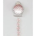 thumbnail image 1 of Quilted Swarovski Crystal with Swarovski Crystals and Sterling Silver Daisy Spacers Pacifier Clip, 1 of 4