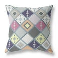 thumbnail image 1 of Amrita Sen Broadcloth Zippered Pillow With Beige Pink Finish PL312BrCDSZP26x26, 1 of 5