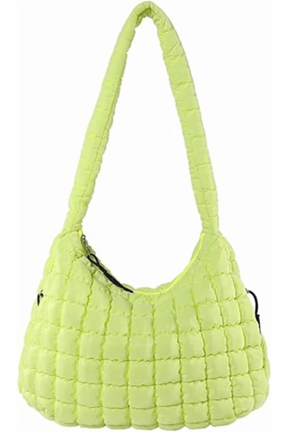 Quilted Tote Bag Large Puffer Crossbody Bag,Soft Puffy Crossbody Bag Hobo Handbags Puff Purse,Hobo Shoulder Bag