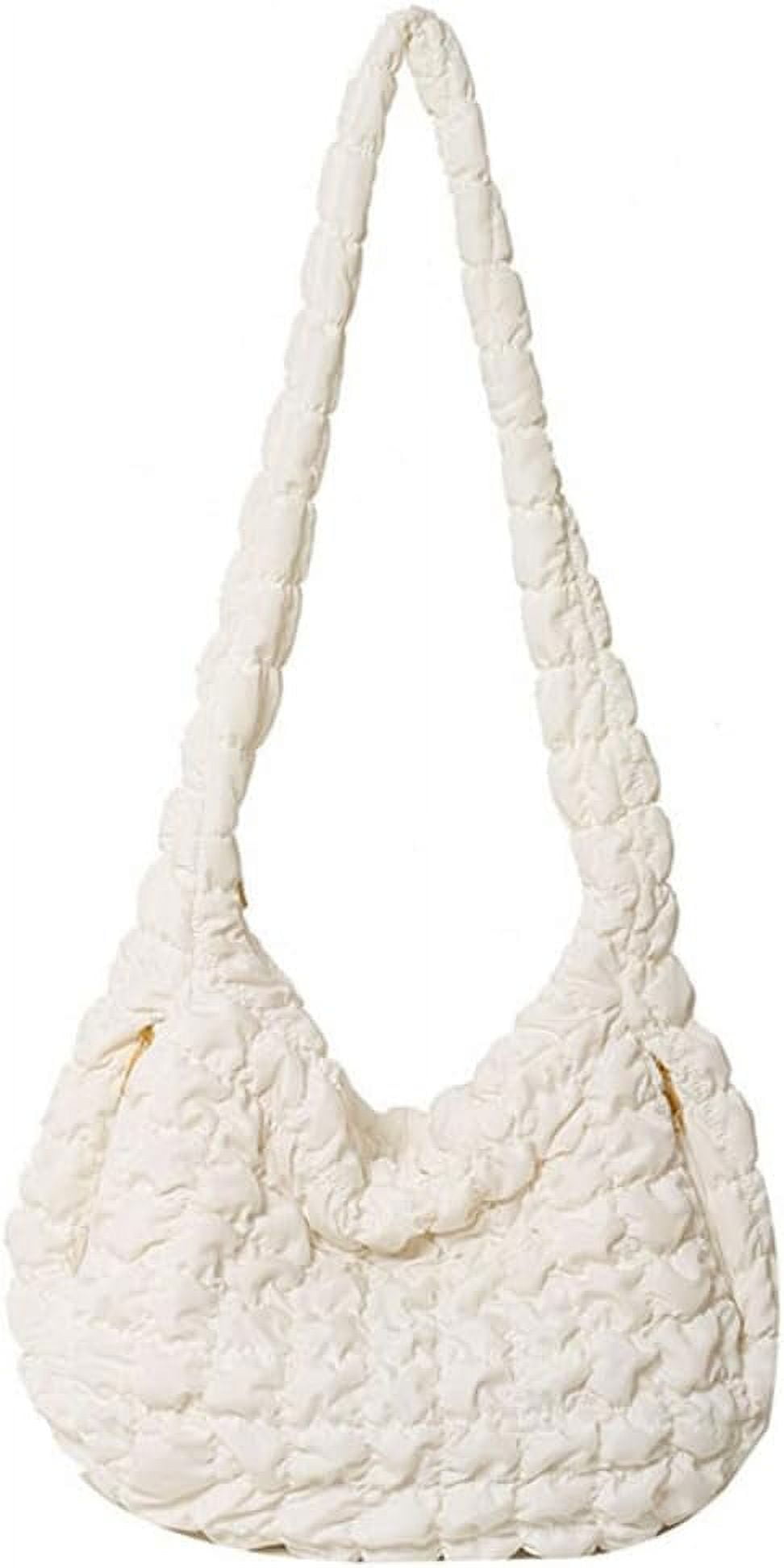 quilted puffer crossbody bag